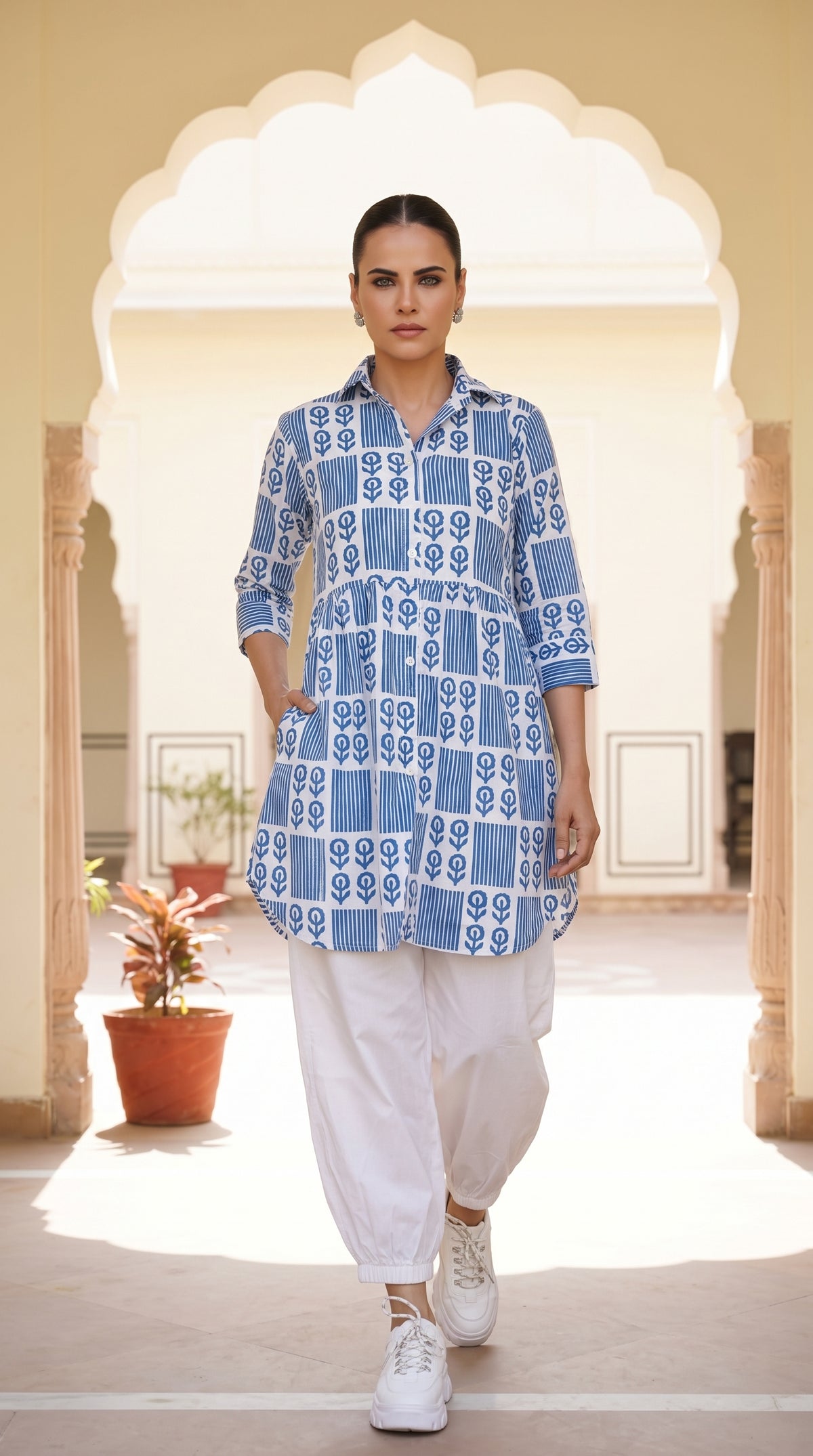 Neel Bagh Co-Ord — full look, front