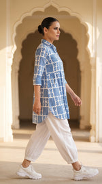 Neel Bagh Co-Ord — walking side profile
